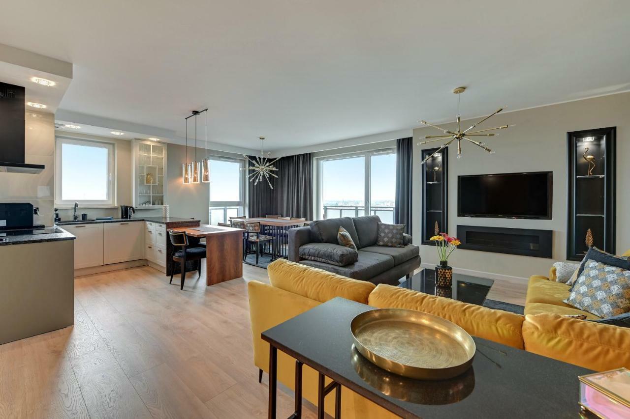 Blue Mandarin Premium Apartman Gdańsk Kültér fotó